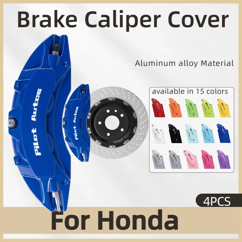 Cubierta de pinza de freno de coche Honda, aleación de aluminio, para Honda Civic Accord City CRV Crider Crosstour Vezel Avancier Odyssey Breeze