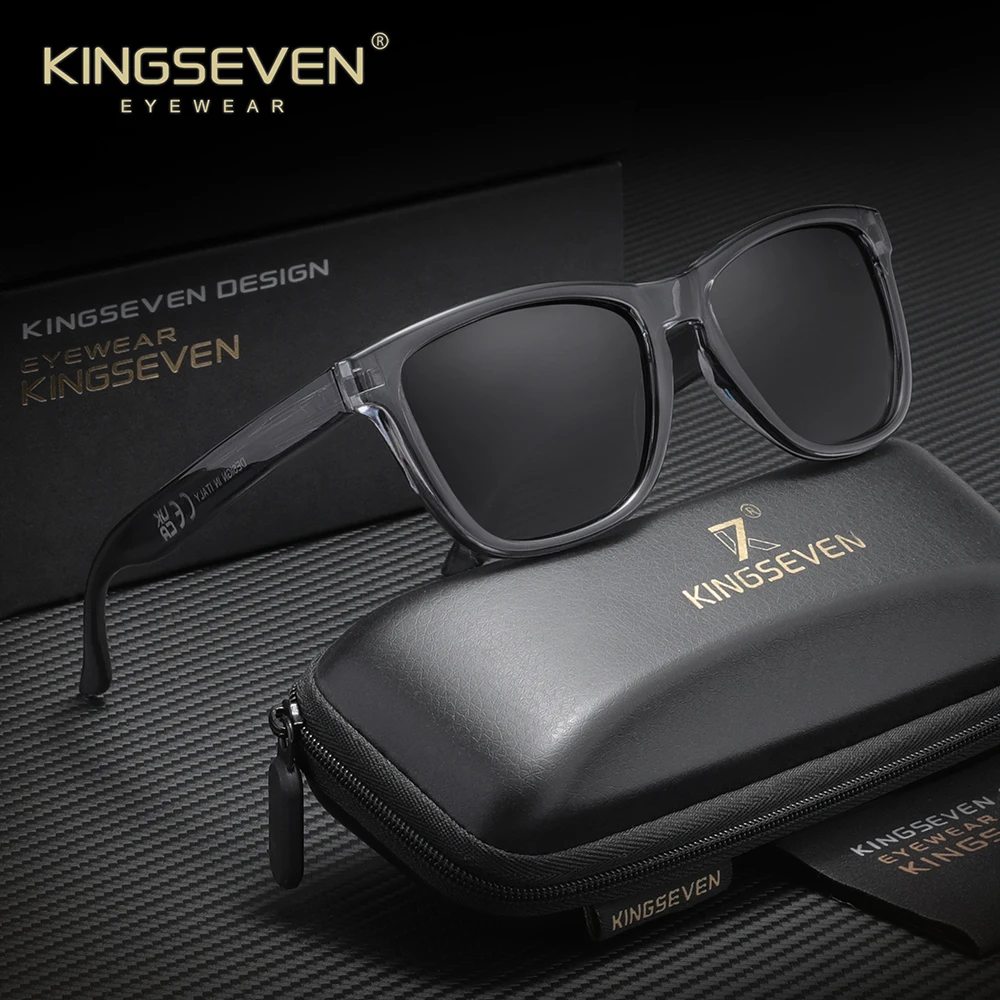 

KINGSEVEN Polarized Men‘s Sunglasses UV400 Glasses Ultralight TR90 Women Fishing Driving Glasses Oculos De Sol