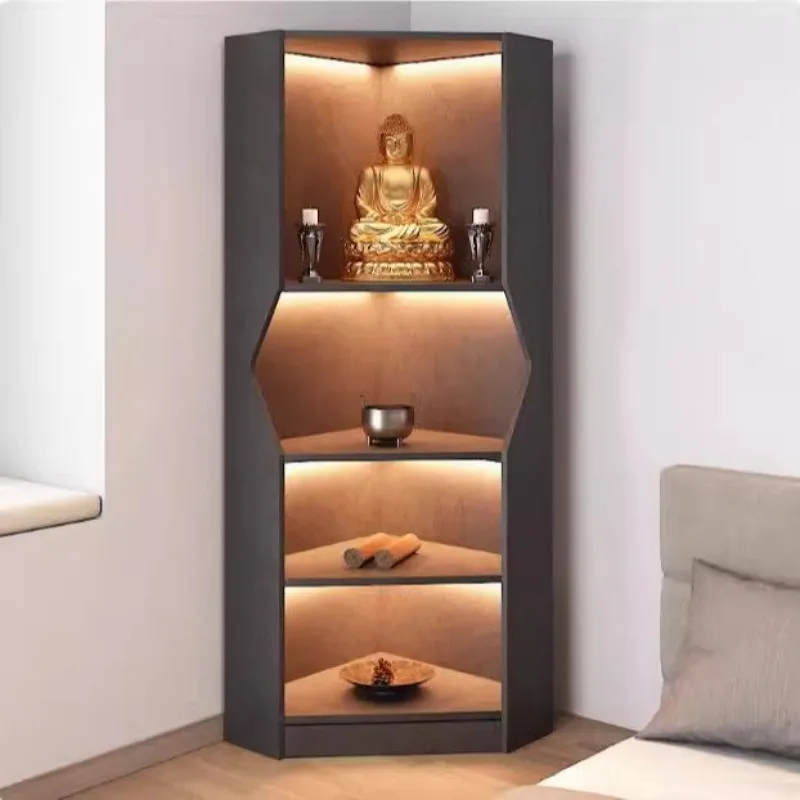 Modern simple corner Buddhist niche household offering table offering table offering table standing cabinet