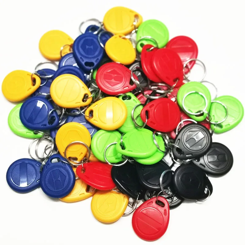 100pcs EM4305 T5577 Copy Rewritable Writable Rewrite Duplicate RFID Tag Copy EM4100 125KHZ Card Proximity ID Token Keyfobs