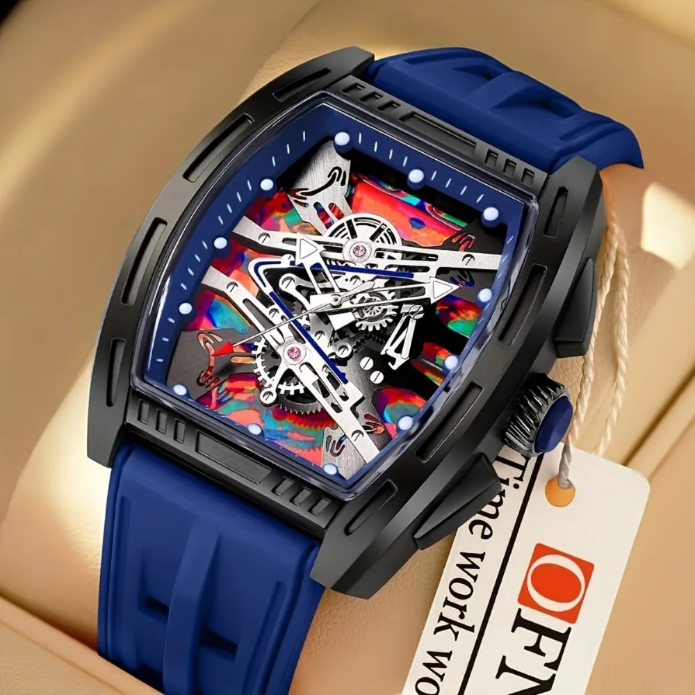 Ensemble montre homme silicone 4 pièces