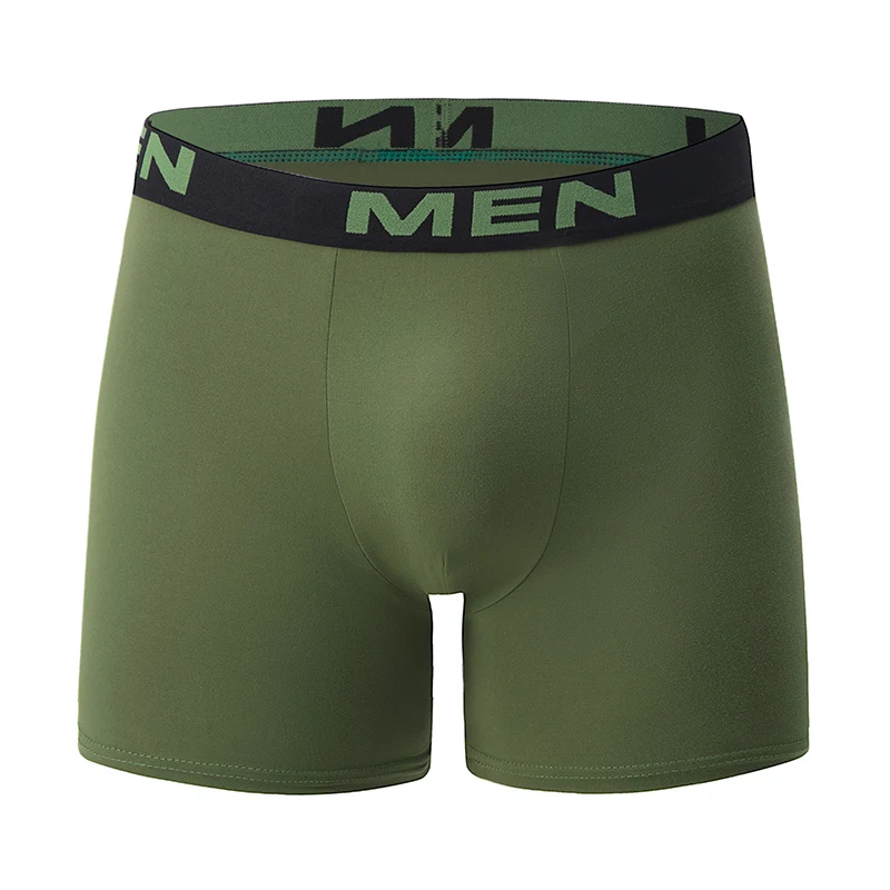 7-Pcs Men\'s Mixed Color Combination Long Underwear Multi-size Leisure Sports Comfortable Boyshort Plus Size Shorts For Teenagers