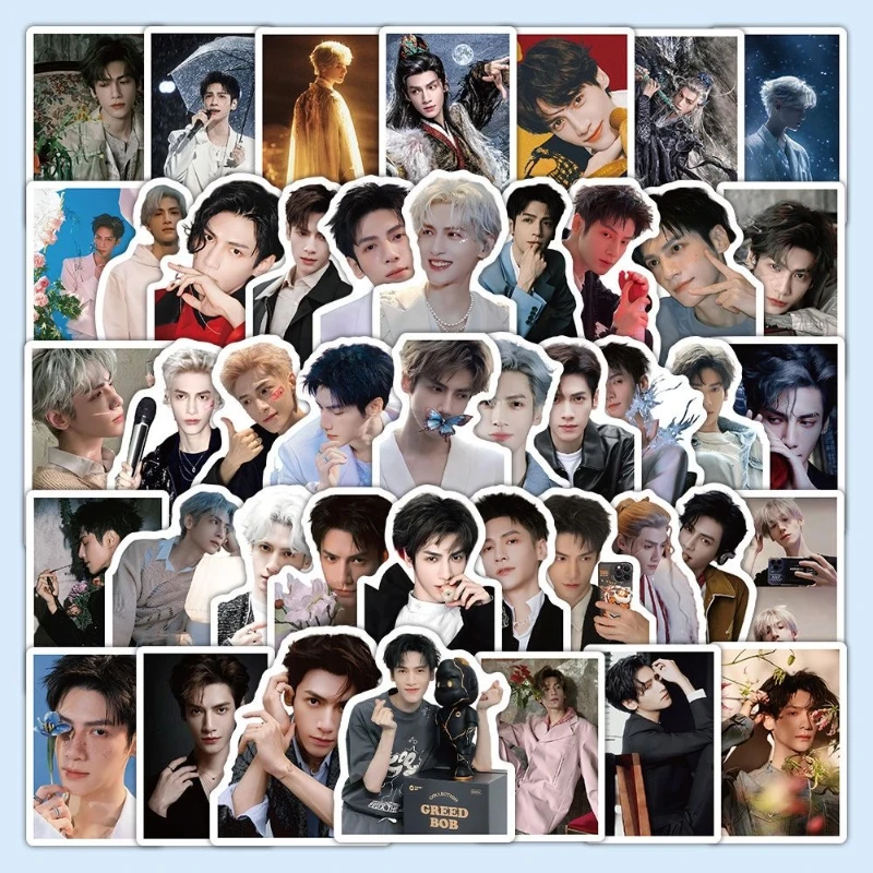 60PC/SET Leo Luoyunxi Poster Stickers TV Whispers of Fate Tang Lici Drama Stills Hand Account Materials Notebook DIY Sticker