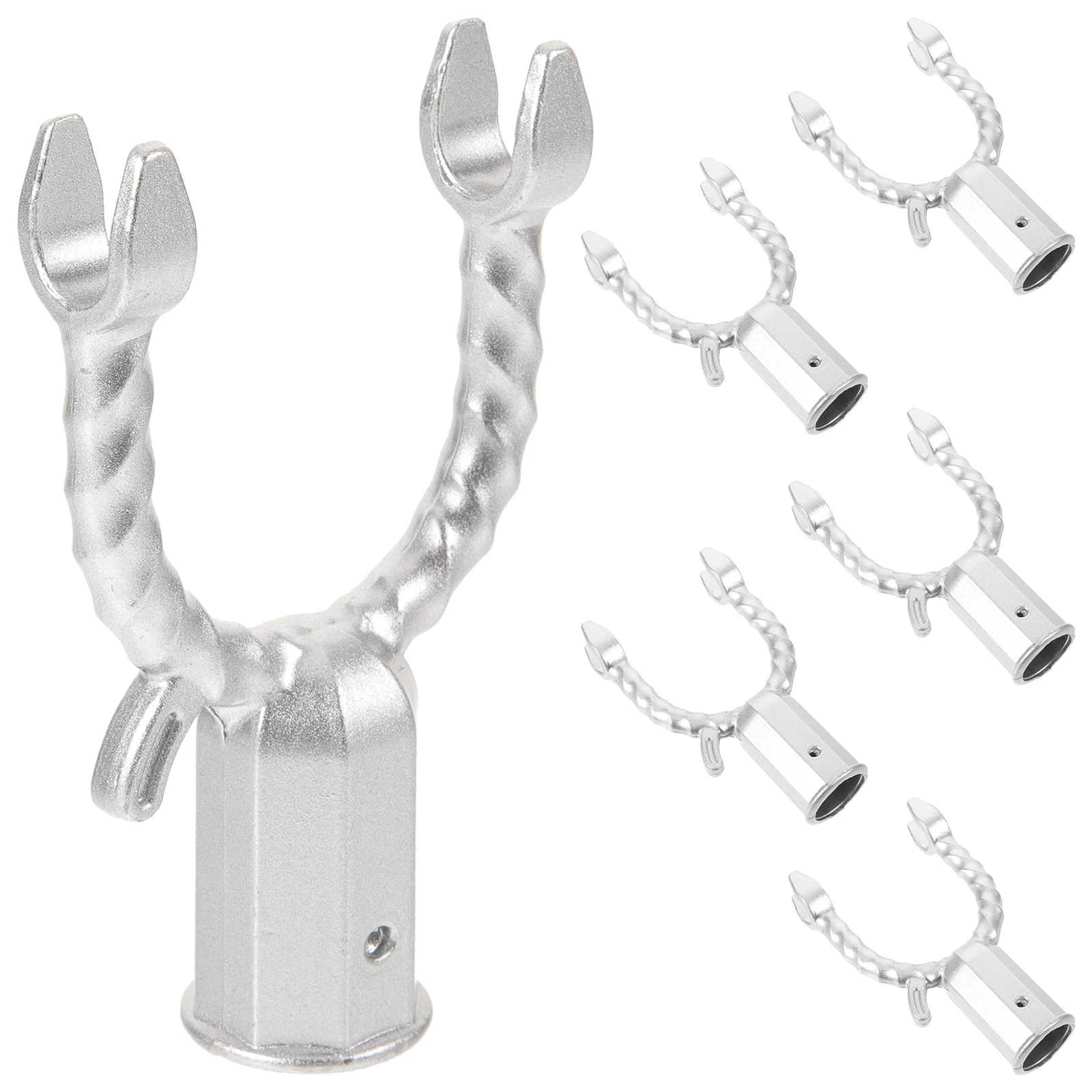 

6 Pcs Branch Support Fruit Tree Crutch Braces Stake Supports Metal Holder Aluminum Alloy