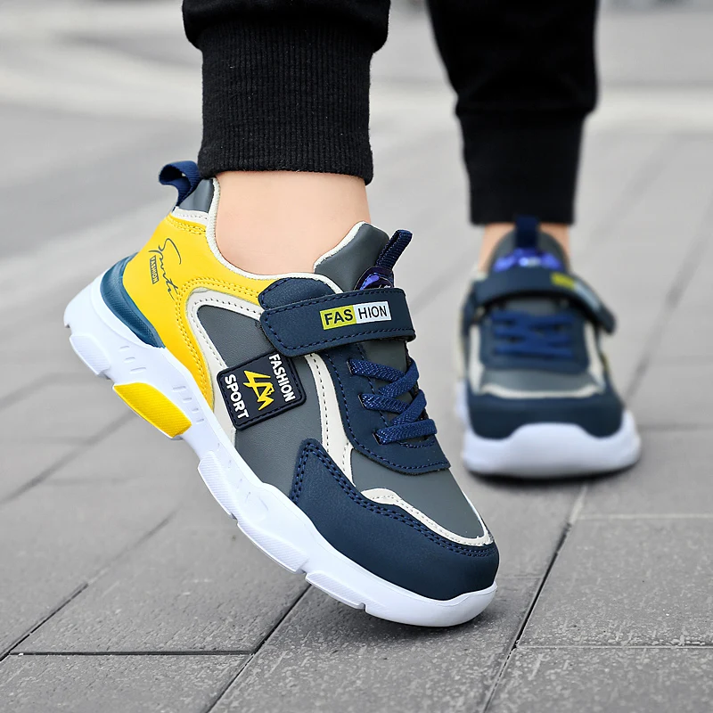 Vier Jahreszeiten Kinder Turnschuhe Leichte rutschfeste Sportschuhe Outdoor Bequeme 5-16 Jahre alte Kinder Jungen Walking Laufschuh – Detail 14