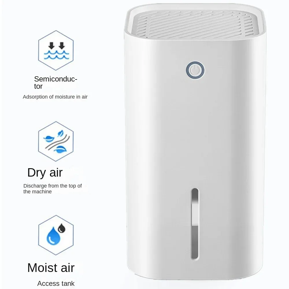 220V Portable Air Dehumidifier Mute Moisture Absorbers Machine Air Dryer For Home Bedroom Office Kitchen Deodorizer Dryer