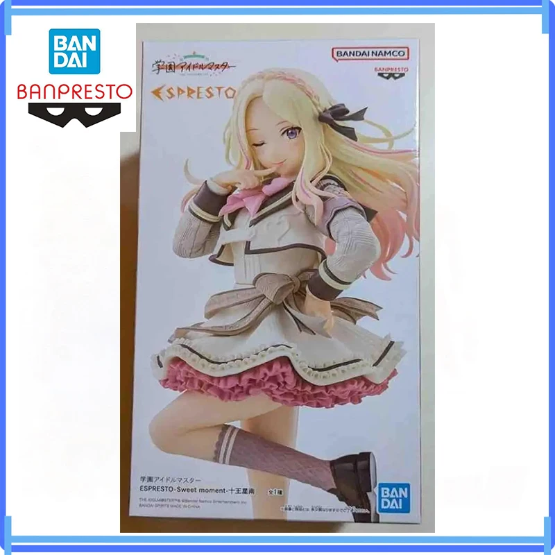 

Bandai In Stock Genuine Banpresto Espresto School Idolmaster Sweet Moment Sena Juo Figure Anime Model Boxed Toy Gifts