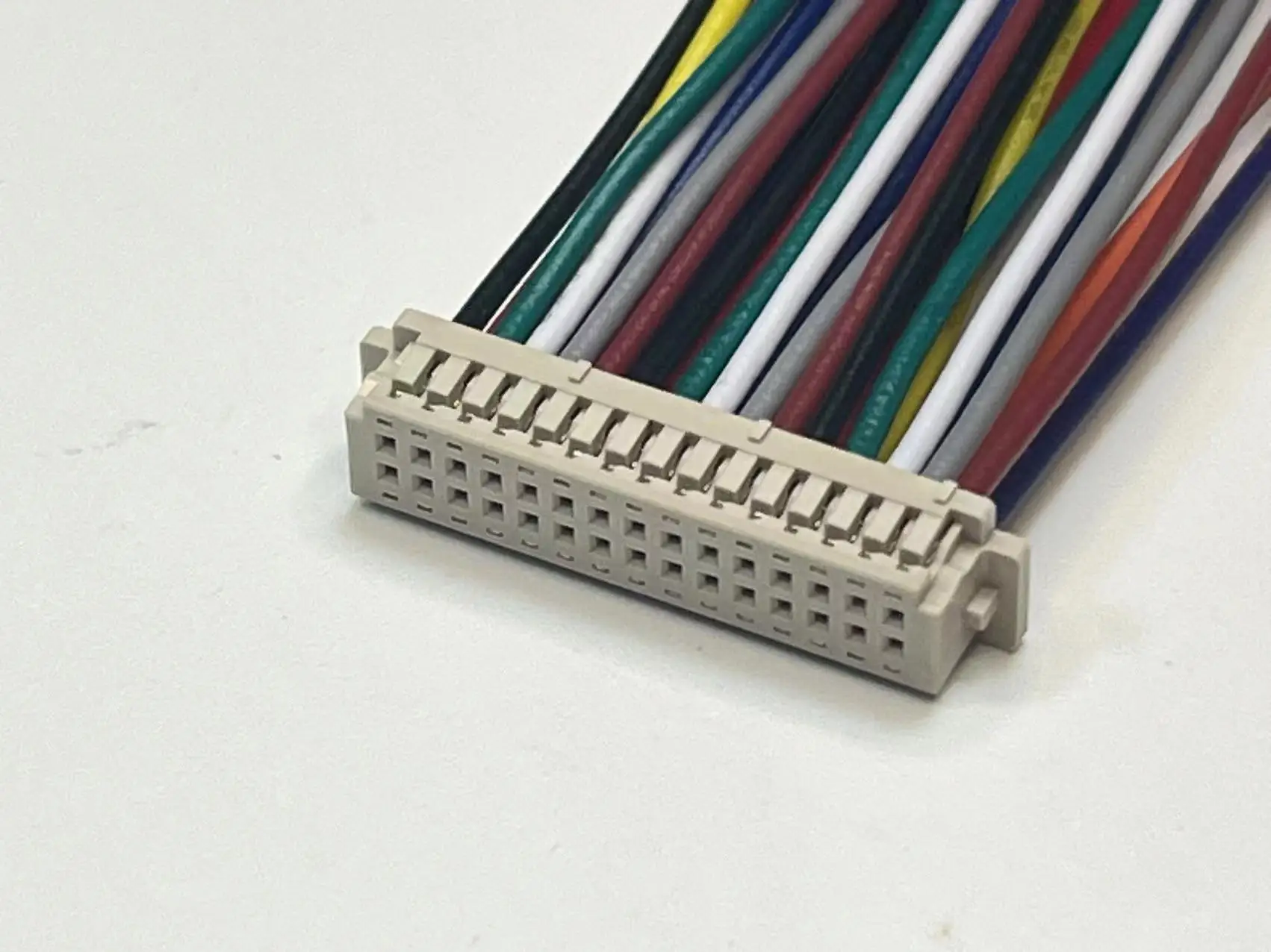 DF13-30DS-1.25C Wire harness, Single End,  HIROSE DF13 1.25mm Pitch OTS Cable, DF13-30DS-1.25C，Dual Rows,  30P