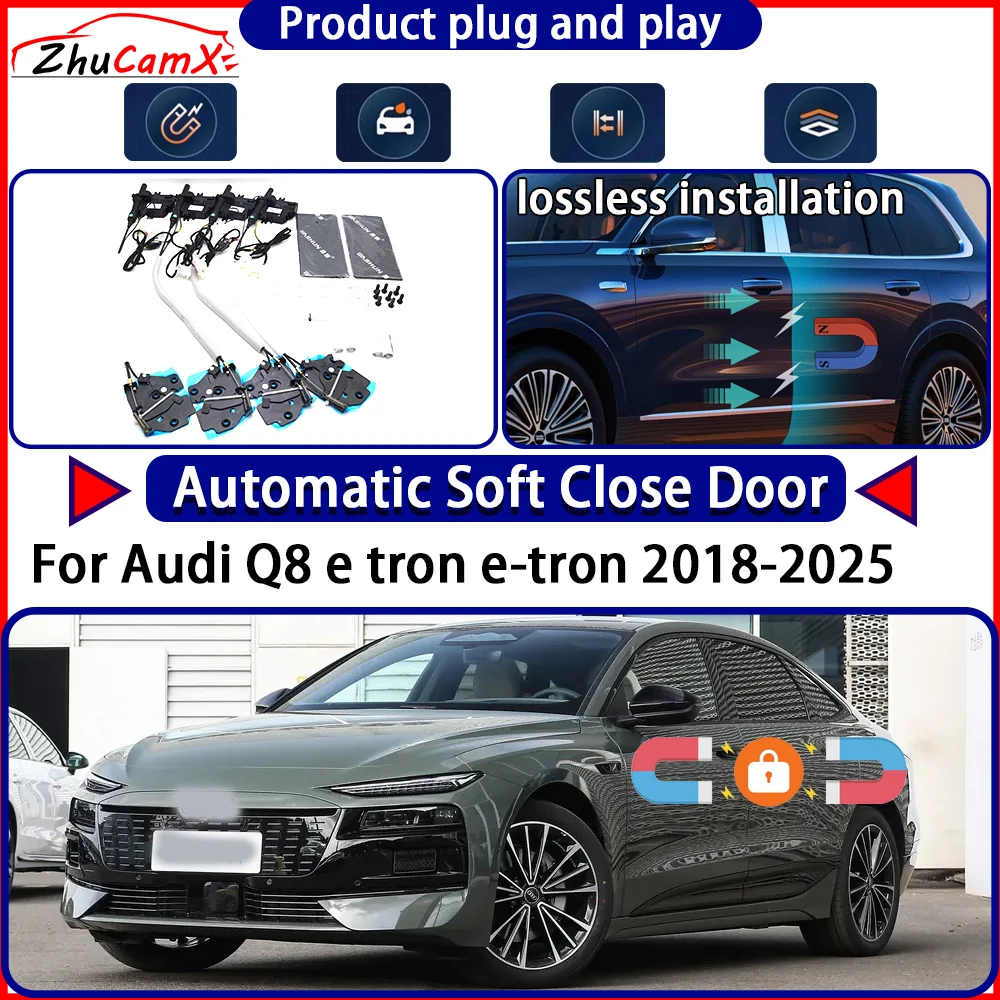 

Электрический привод замка двери OEM для Audi Q8 e-tron 2018-2025: Комплект с функцией плавного закрывания, автоматической системой открывания и легким управлением.