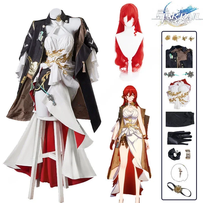 

Honkai Star Rail Himeko Cosplay Costume Game Honkai Impact Sexy Women Dress Carnival Costumes Himeko Full Set