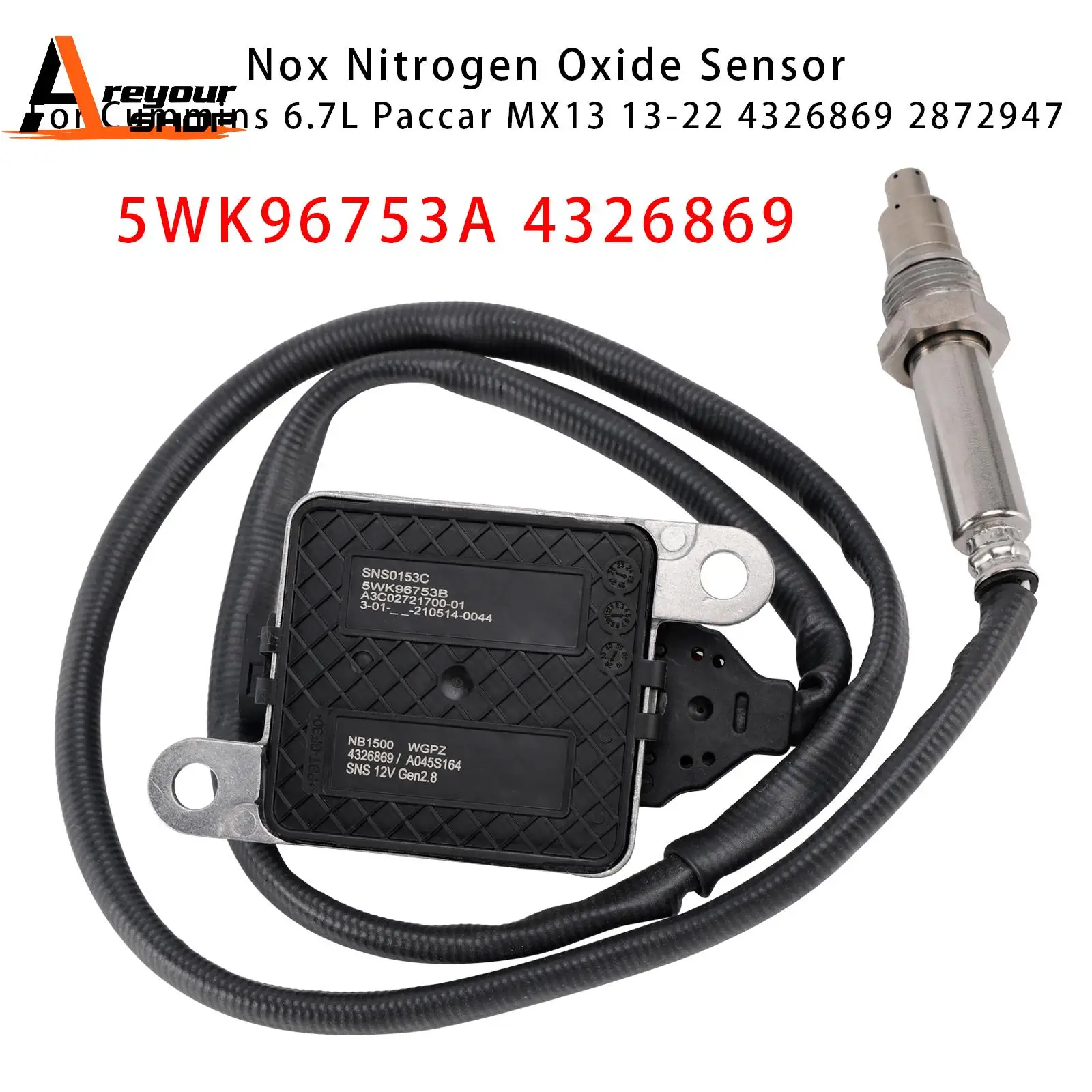 

Датчик оксидов азота Areyourshop Nox для Cummins 6.7L Paccar MX13 2013-2022 4326869 2872947