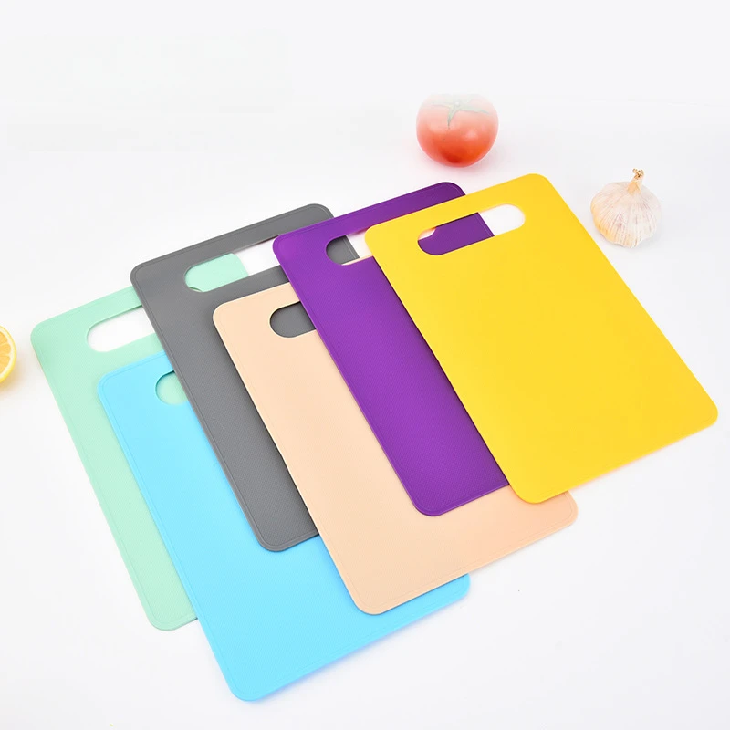 Non-slip Cutting Board Vegetable Chopping Board Kitchen Cutting Board Plastic Colorful Chopping Mats for Meat and Vegetables