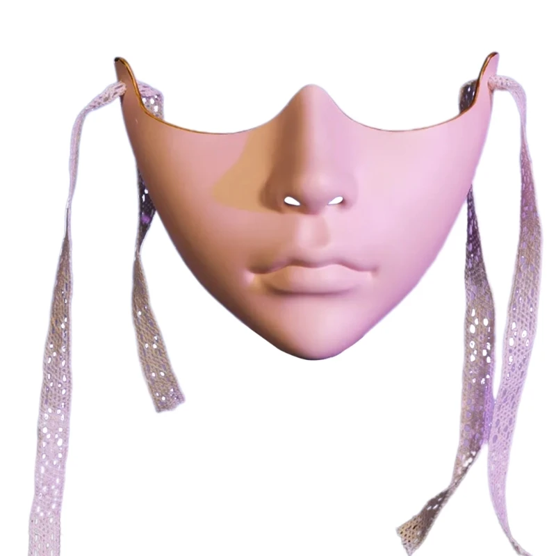 Mask Half Face Mask For Women Men Cosplay Party Photography Props 