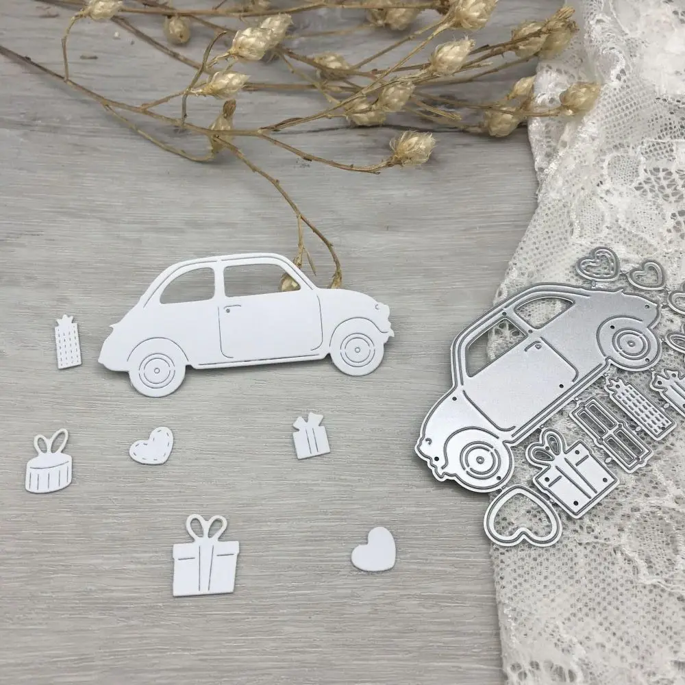 

1 шт., металлические штампы, форма для резки автомобиля, украшение для скрапбукинга, лезвие для рукоделия, трафареты, штампы