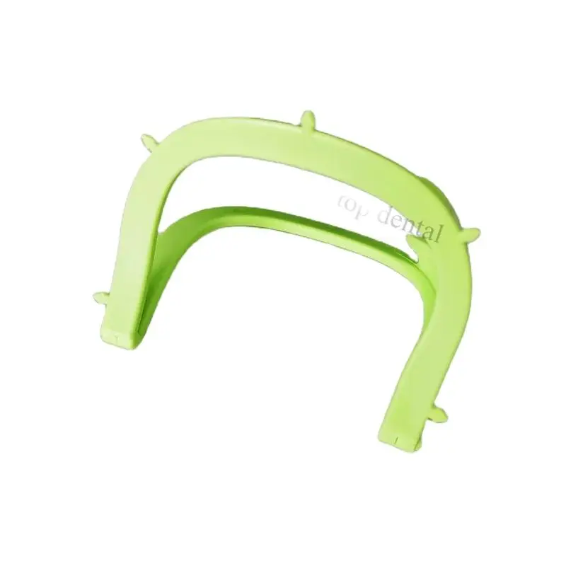 

Green Dental Frame Rubber Dam Sheets Light Foldable Frame Light X-Ray Film Oral Barrier