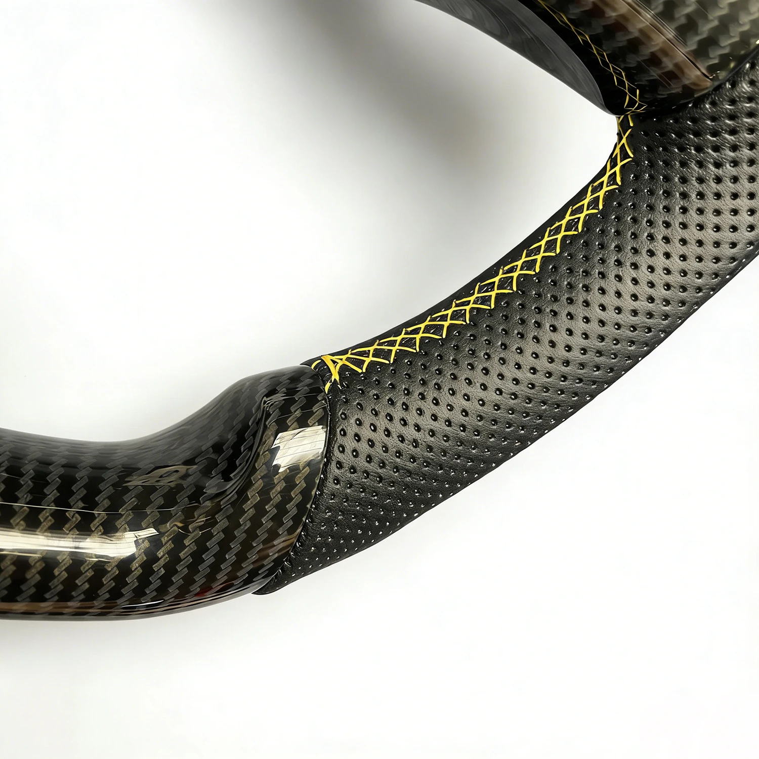 For Corvette C6 Good Quality New Design Carbon Fiber Steering Wheel Customized Sports Style Auto Interiors Parts view 5