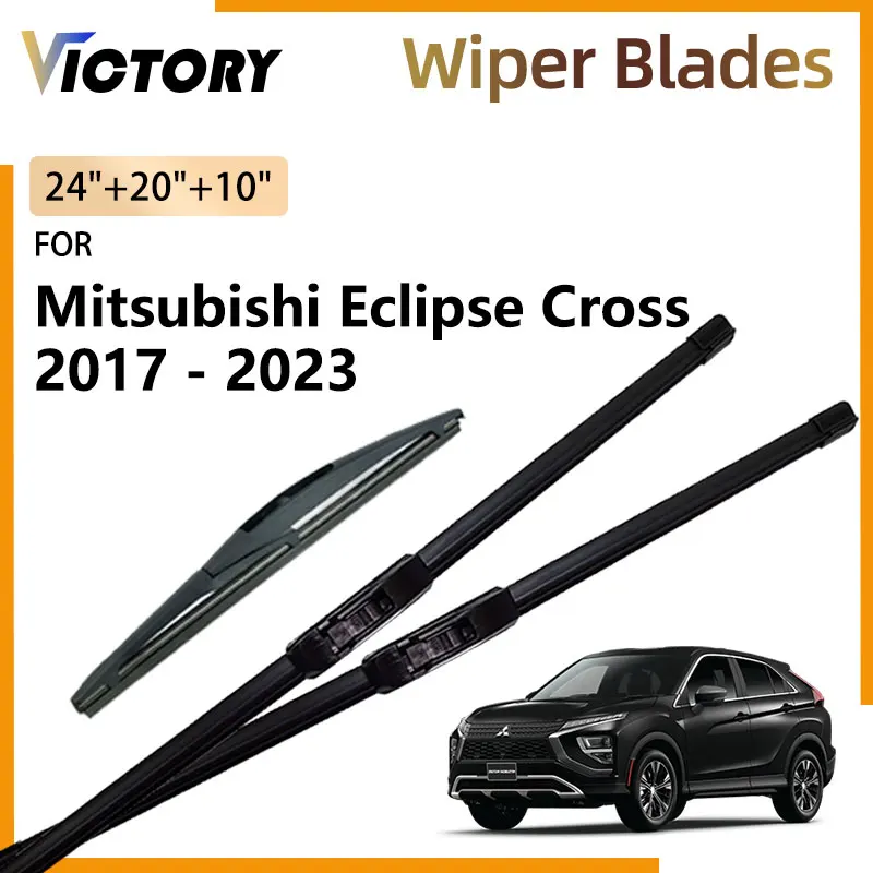 

Front Rear Wiper Blades For Mitsubishi Eclipse Cross GK GL YA 2017 - 2023 2022 2021 2020 2019 2018 Windshield Windscreen Brush