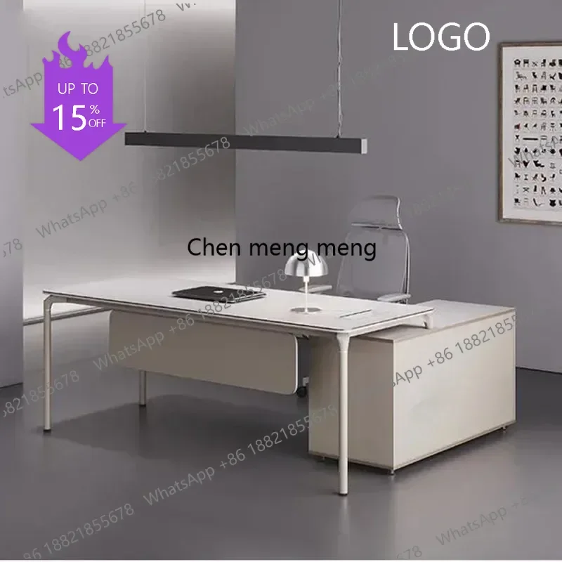 

D80 Элитные офисные аксессуары для рабочего стола: угловая тумба-органайзер, роскошная дизайнерская мебель для приемных и коммерческих помещений