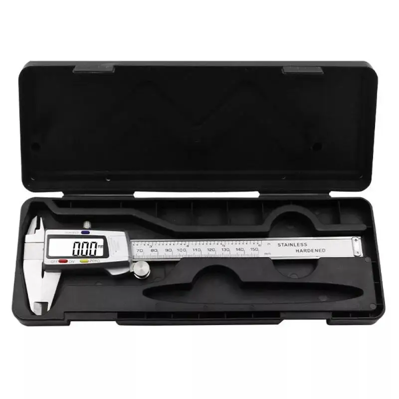 Digital Caliper 6 Inch Electronic Vernier Caliper 100mm Calliper Micrometer Digital Ruler Measuring Tool 150mm 0.1mm