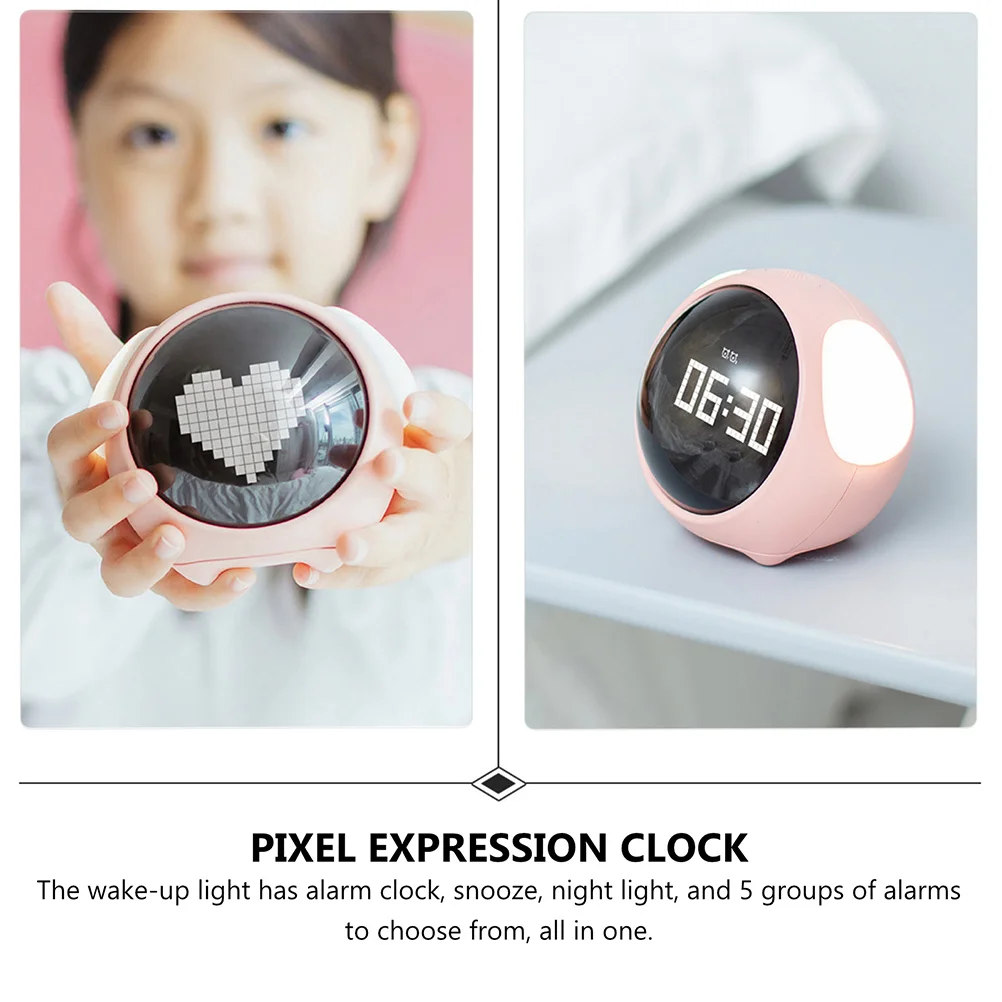 

Alarm Clock Rechargeable Digital Wake- With Snooze Function For Kids Luminous Smart Clock Bedroom Decor