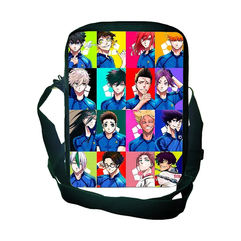 الأزرق قفل متعة لعبة نمط حقيبة كتف طالب اليومية مدرسة تحميل حقيبة طفل الكرتون ثلاثية الأبعاد طباعة حقيبة كروسبودي الطلاب حقيبة