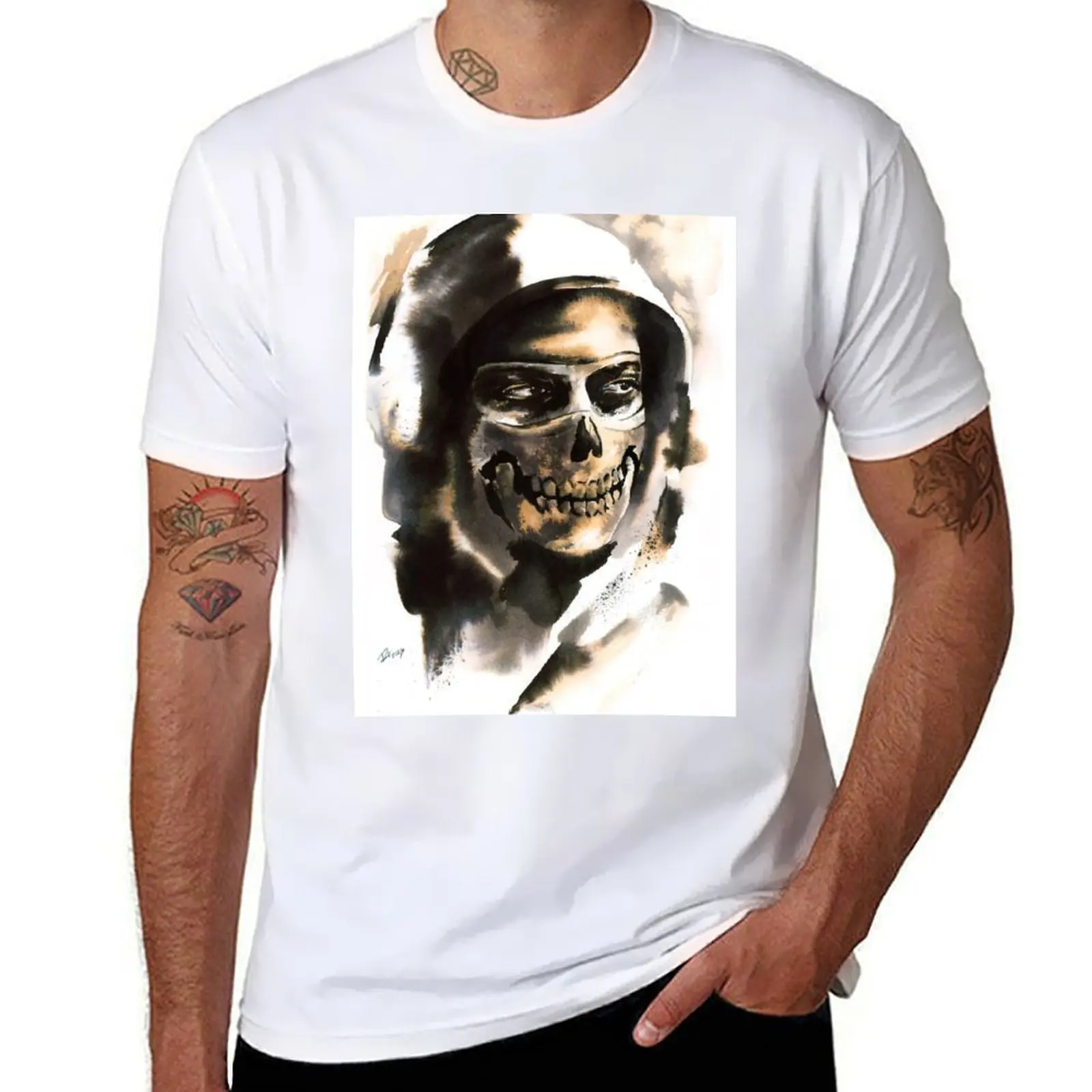 

in Ghost graphic man Riley shirts shirt man t t for MW2 cotton designer man shirts T-Shirt Simon t 100%