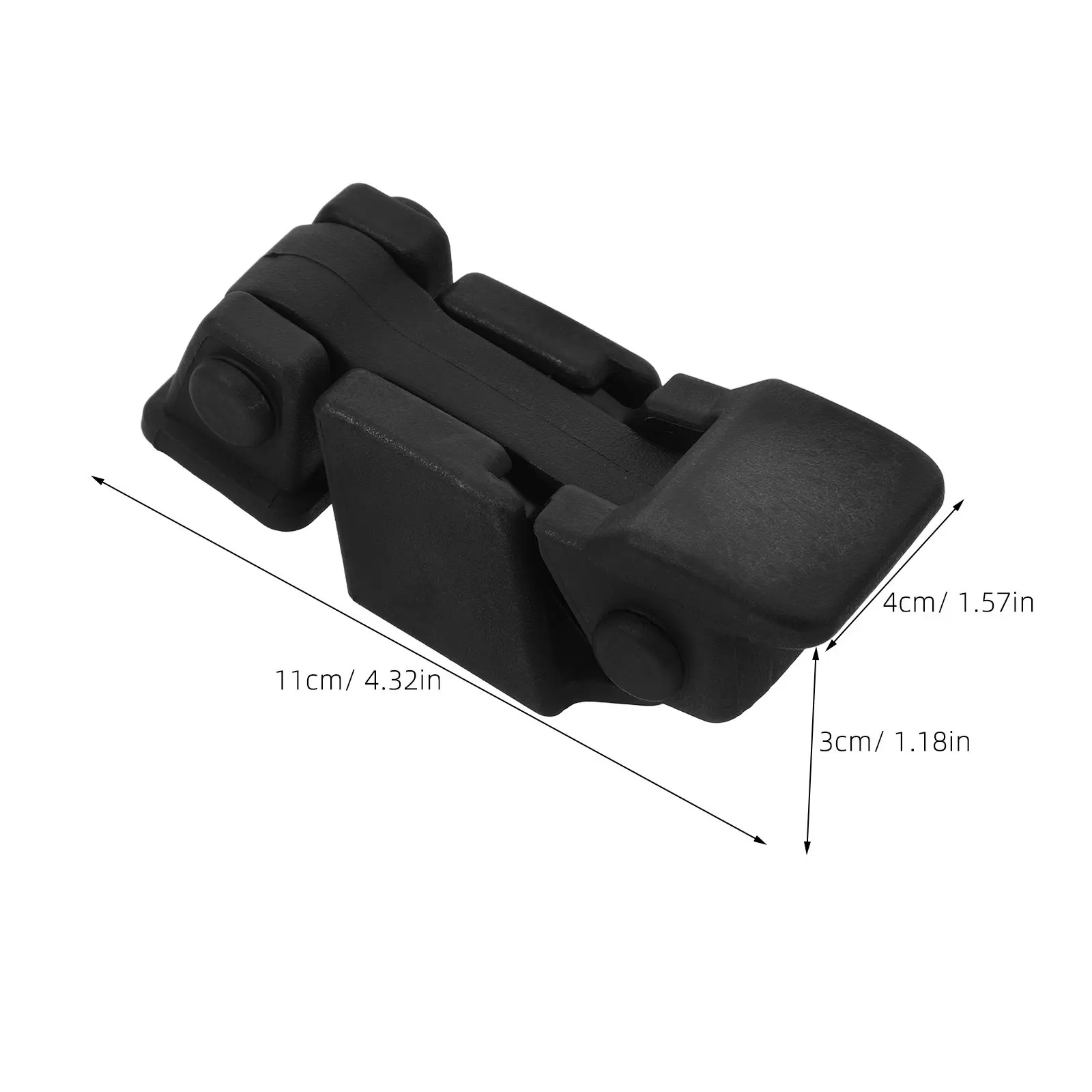 Rubber Toolbox Latch Heavy Duty Toggle Buckle Shock Absorption Replacement Part for Motorcycle Truck Utility Tool Box Fastener