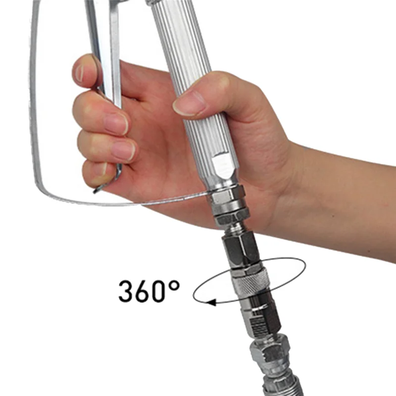 A56XA Airless Spray Hose Swivel Adapter Stainless Steel Sprayer Connector Suitable for Airless High-Pressure Paint Sprayer 5Pc