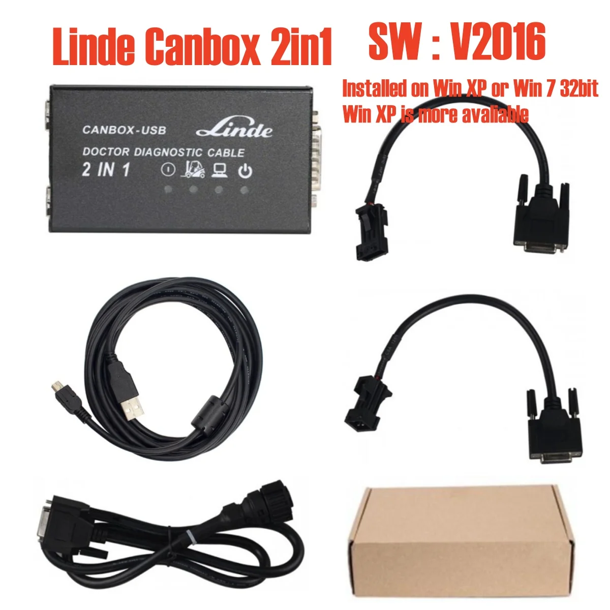 

Кабель диагностический CANBOX 2 в 1, USB, версия V2016, для тяжелых грузовиков