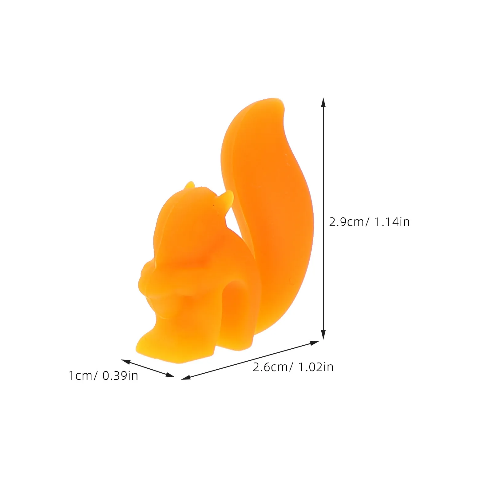 10pcs Squirrel Shaped Tea Bag Holders Wine Glass Markers Drink Tags Cocktail Accessories Charms Cute Fun Design Easy to