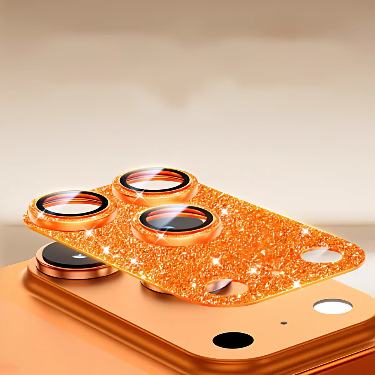 بلينغ كامل بريق كاميرا معدنية الحافة حامي آيفون 17 برو ماكس الهواء 17 برو سباركل HD الزجاج عدسة حلقة غطاء طبقة حماية #4