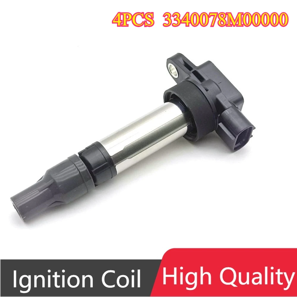 

4Pcs 3340078M00000 33400-78M00 33400-62L00 Ignition Coil For SUZUKI ALTO ALIVIO CELERIO SX4 S-CROSS VITARA Pixo