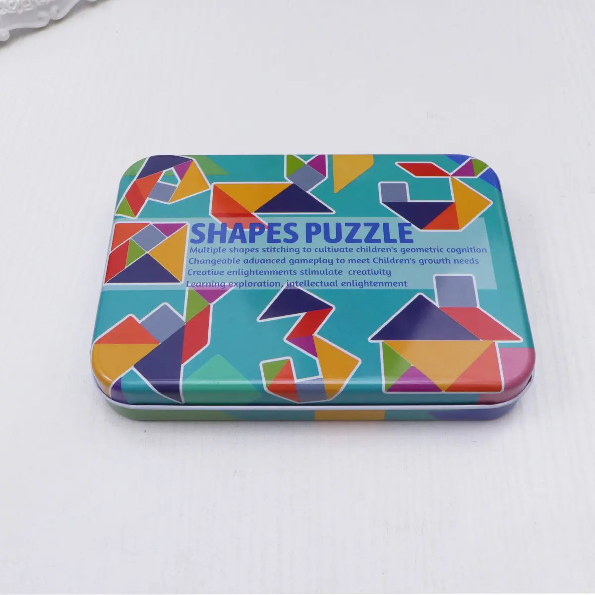 

Wooden Tangram Big Box Educational Puzzle Helping Kids Learn Shapes Colors Numbers Preschool Puzzle Wood Puzzles