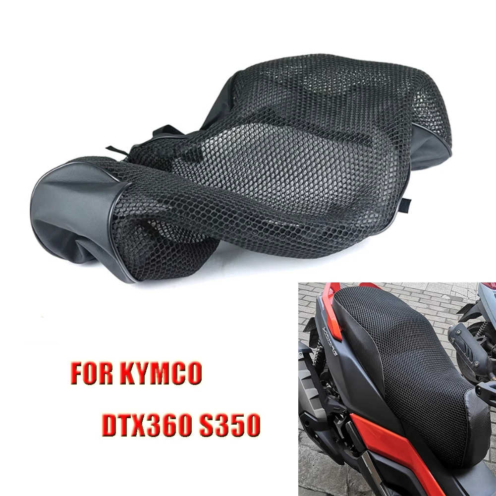 Motorcycle 3D Breathable Protecting Cushion Seat Cover FOR KYMCO DTX360 DTX 360 S350 S250 ​Nylon Fabric Saddle Seat Cover