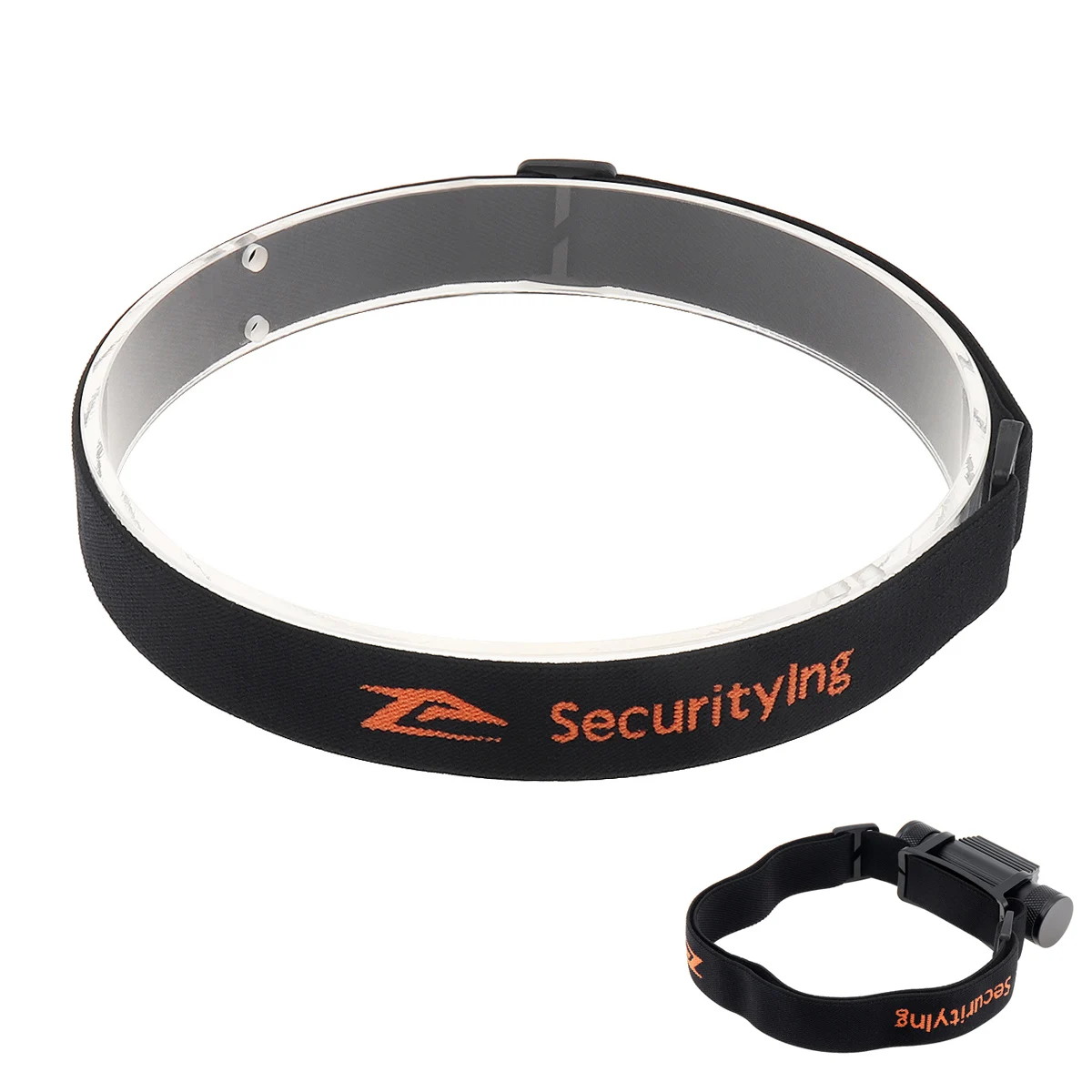 SecurityIng Elastic Headband Adjustable Headlight Strap Fit for 22mm - 26mm Torch Headlight Holder Headlamp belt