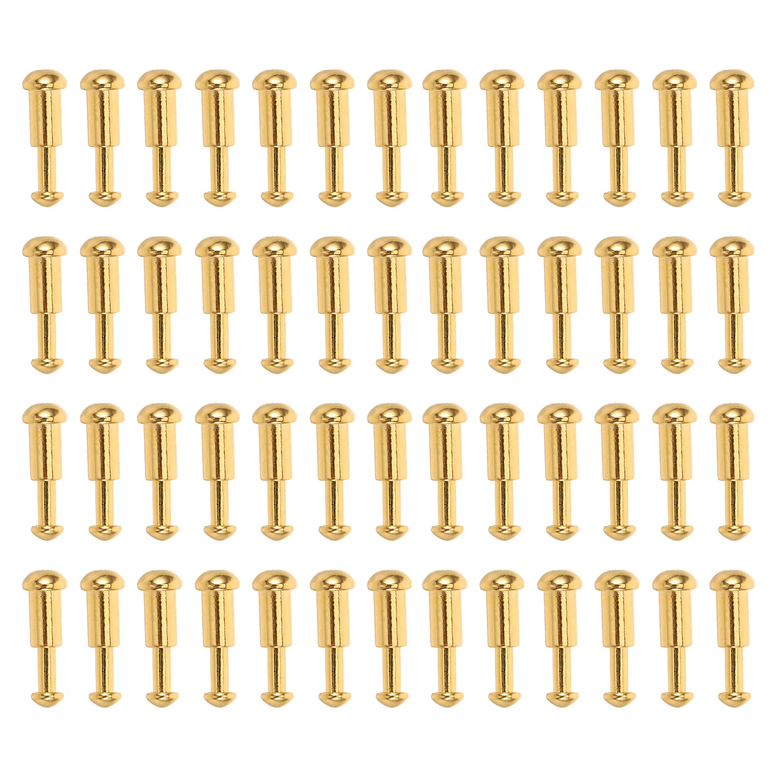 

50 set Bag Making Hardware Golden Chicago Screws For Craft Rivets Diy Bookbinding Belt Dog Collar Shoe Repair Tools