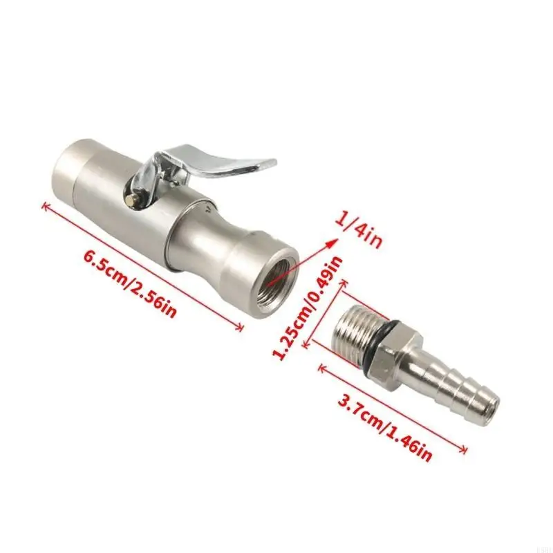 

D5BE Air Chuck for Home Garage and Car Repair Shop Long Distance Travel Emergency Use