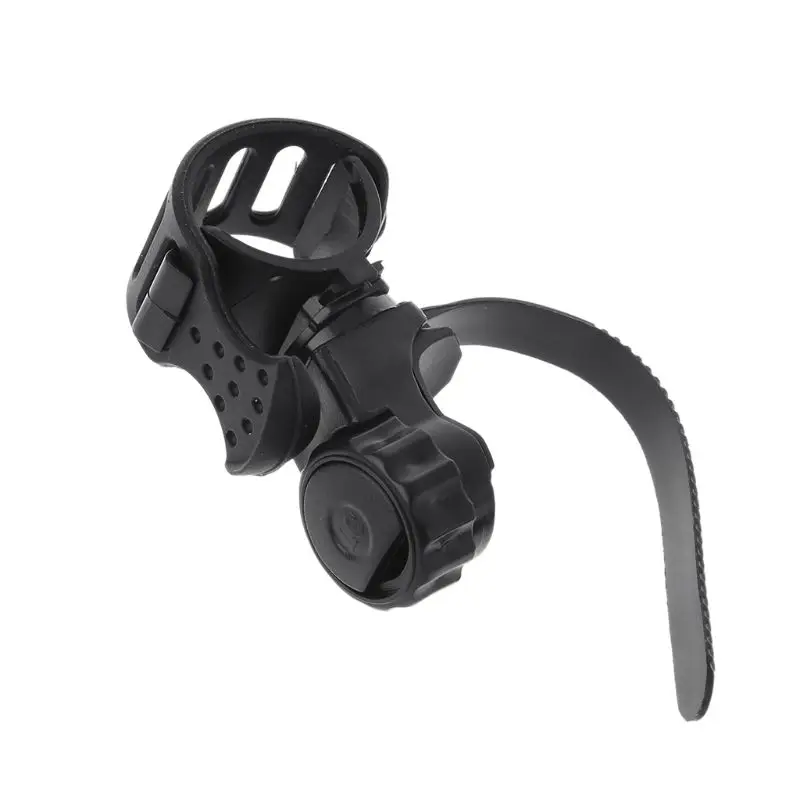 Suporte lanterna para detector metais, suporte ponteiro para detectores subterrâneos, rotação 360 ° ajustável, fácil