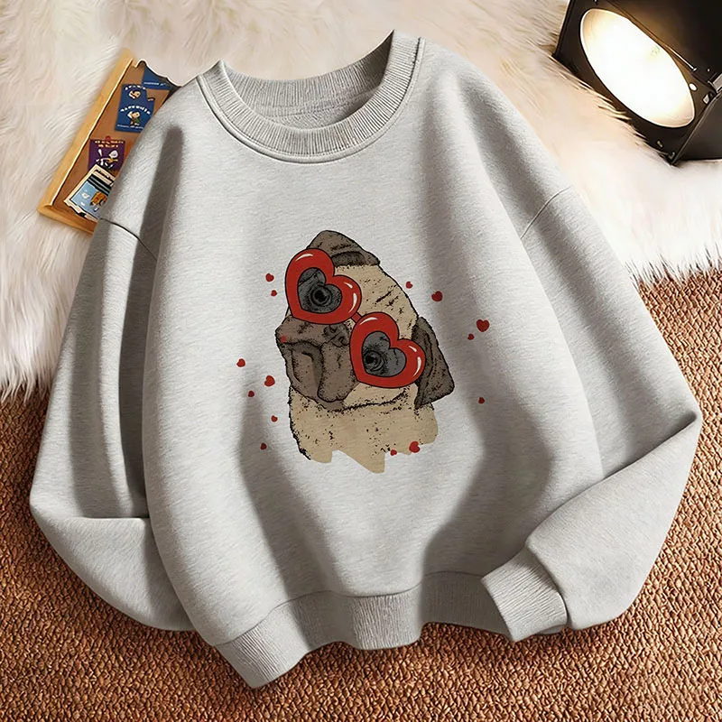 Hip Hop Meme Dog Kinder-Kapuzenpullover, süßer Harajuku-Kapuzenpullover für Jungen und Mädchen, Frühlings-Freizeit-Hoodies