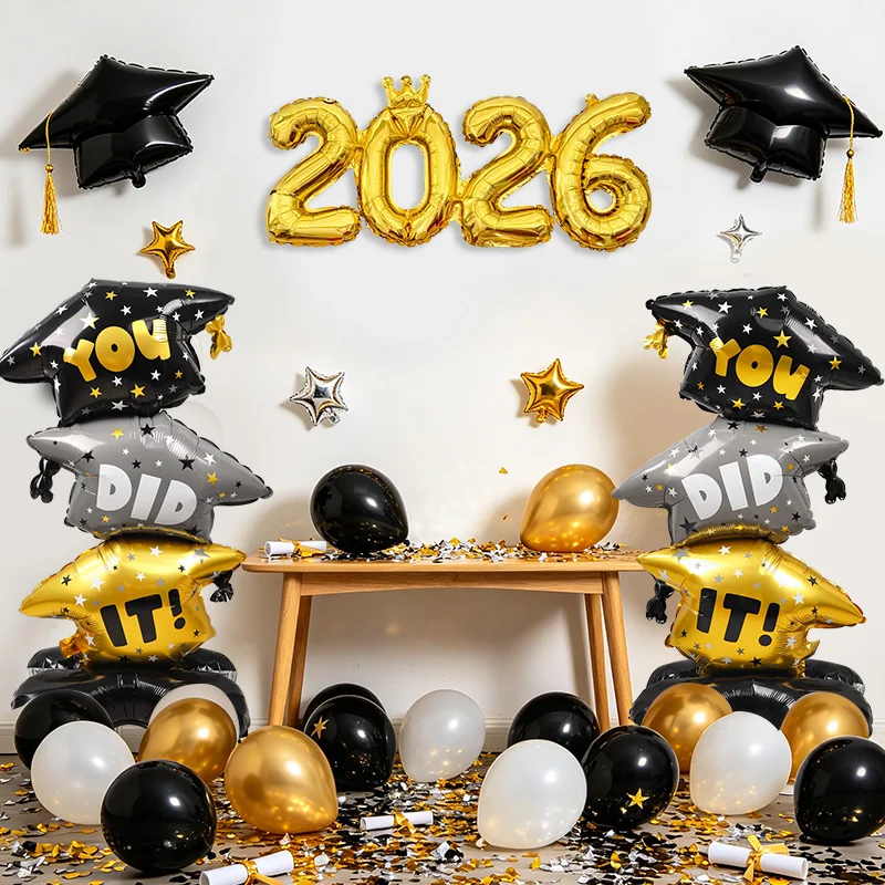 Abschlussfeier-Ballon, Eule, Heliumkugel, Folienballon, Glückwunsch, Absolventen, Schule, Feiern, 2025, Partydekorationen, Globos-Ballon – Detail 9