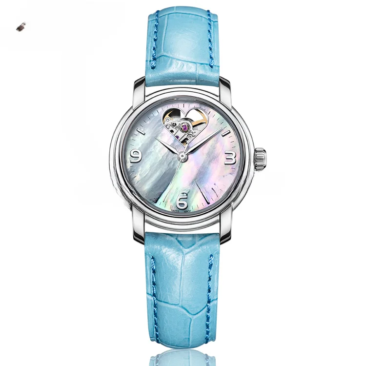 Popular skeleton watch automatic luxury watch ladies automatic watch