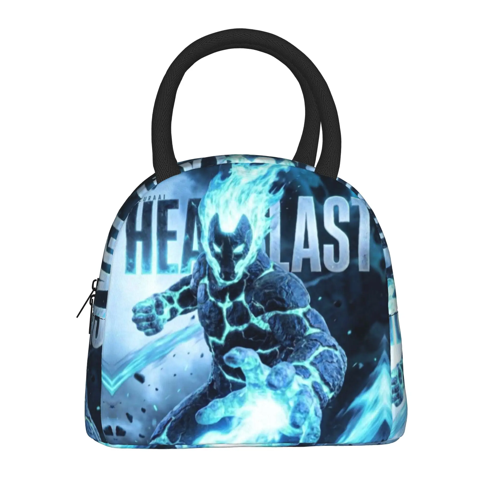 Back to school season  Meal Bag Heatblast Ben10 Alien Fire Hero Kawaii Casual Personalised Lightweight Lunch Bag