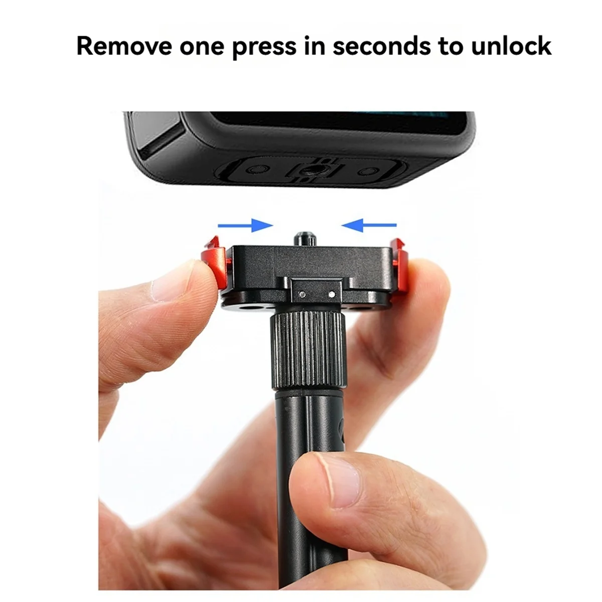 A07I Metalen magnetische snelsluiting voor Hero 13-extensie Mount Adapter Houder Beugelaccessoires