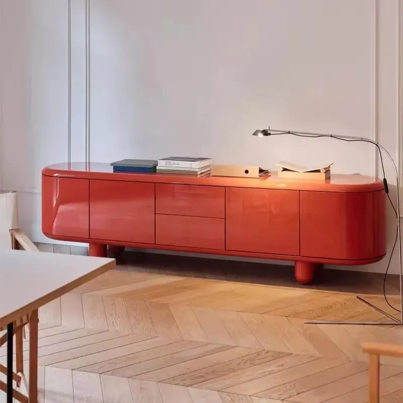 Modern Luxury Retractable Convertible TV Cabinet Solid Wood Eco Friendly Customizable Size Color for Hotel Living Room