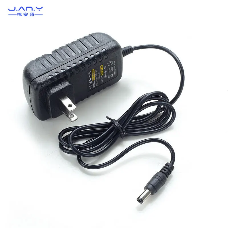 DC 12V2A American standard power adapter DC stabilized switch power supply 24W Chinese standard charger 220V to 12V