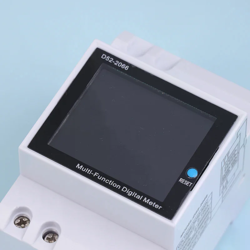 Multi-functional Din Rail AC Monitor 110V 220V 380V 100A Voltage Current Power Factor Active KWH Electric Energy Frequency Meter