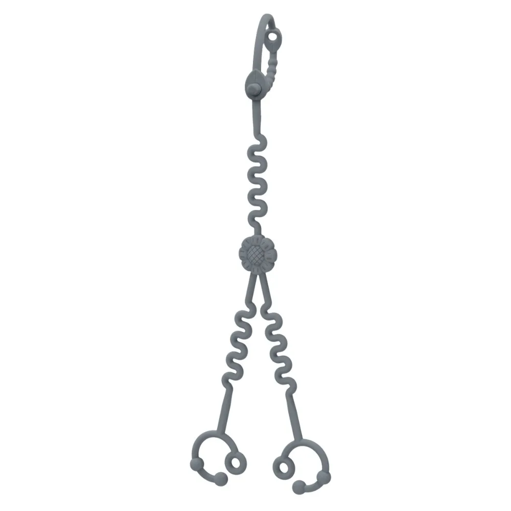 Silicone Baby Pacifier Chain Pacifier Anti Fall Rope Dummy Nipples Holder Clips Anti-lost Chain Stroller Accessory Nipple Holder