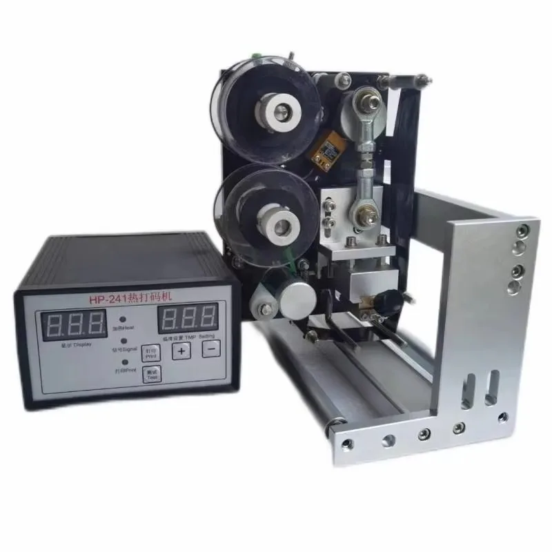 Date Printer for Flow Pack hine Model 241can Print on Thin Bags Automatic Ribbon Printing hine Printer