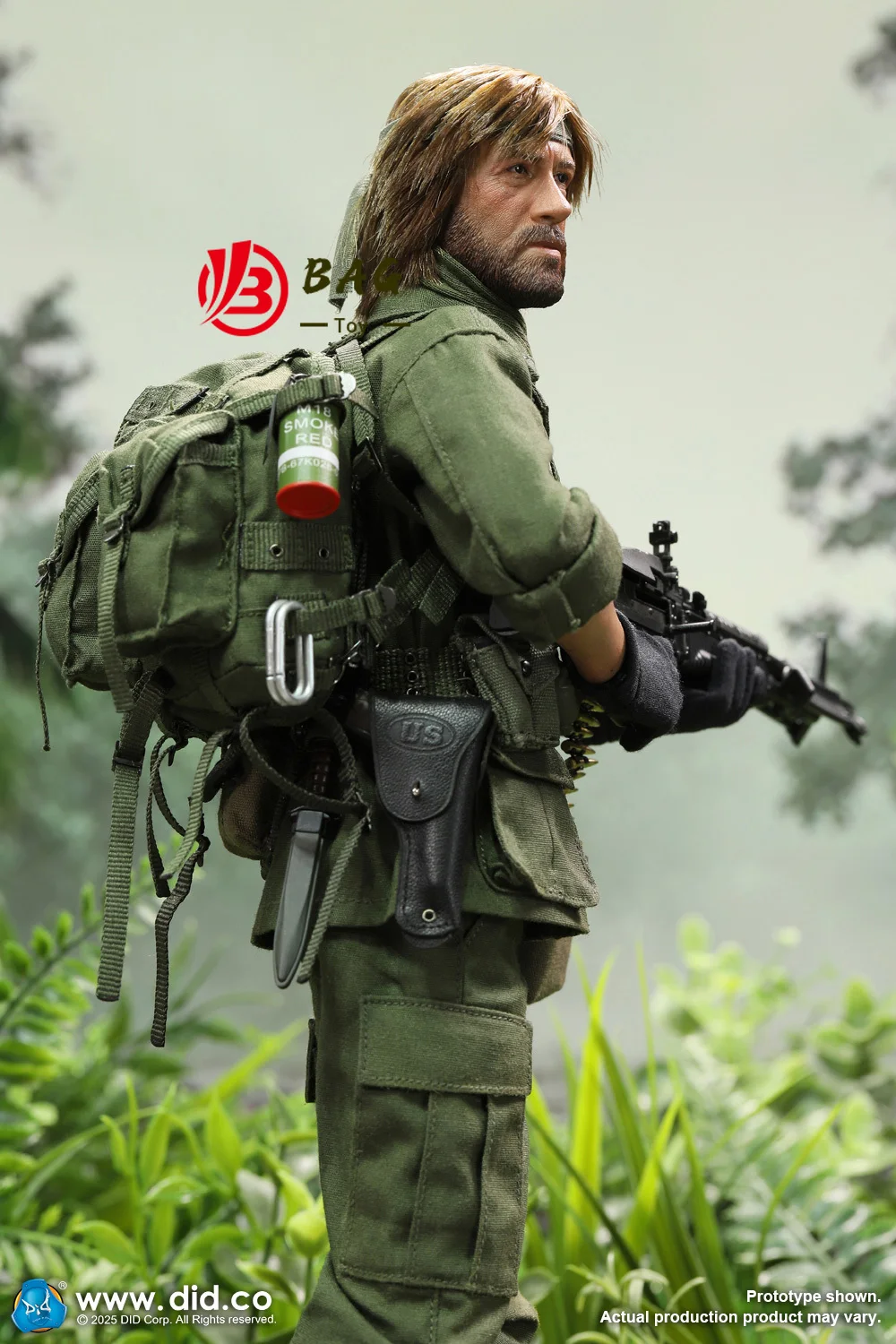 DID V80184 1/6 مجسمات الأكشن نموذج حرب فيتنام الجيش الأمريكي العقيد جيمس مور قطع الغيار الجديدة #4