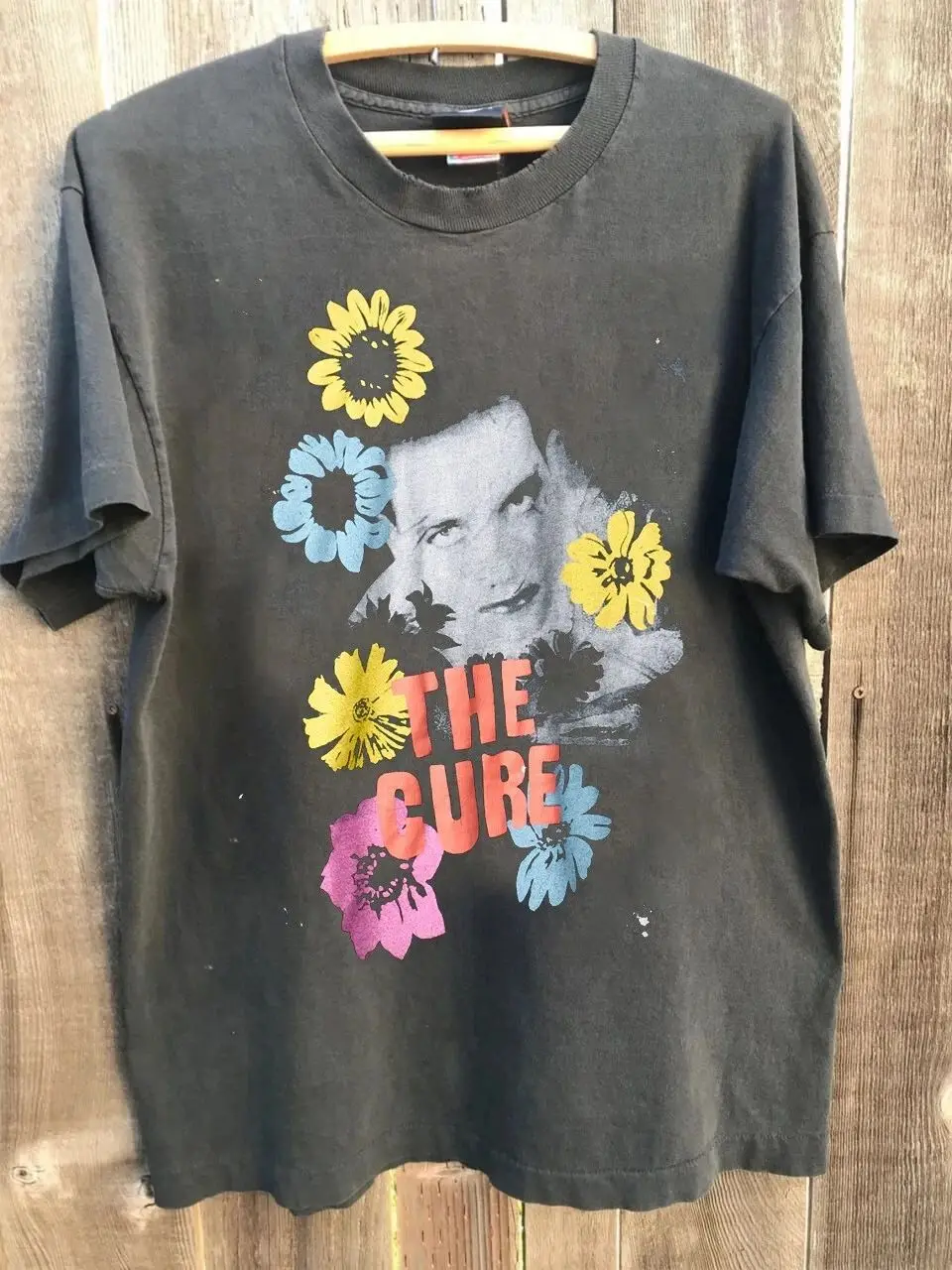 Rock-Punk-T-Shirts Retro-Band The Cure Grafik-T-Shirt Sommer Neu Vintage Lässig Locker Streetwear Print T-Shirt Fans Geschenk Unisex – Detail 2